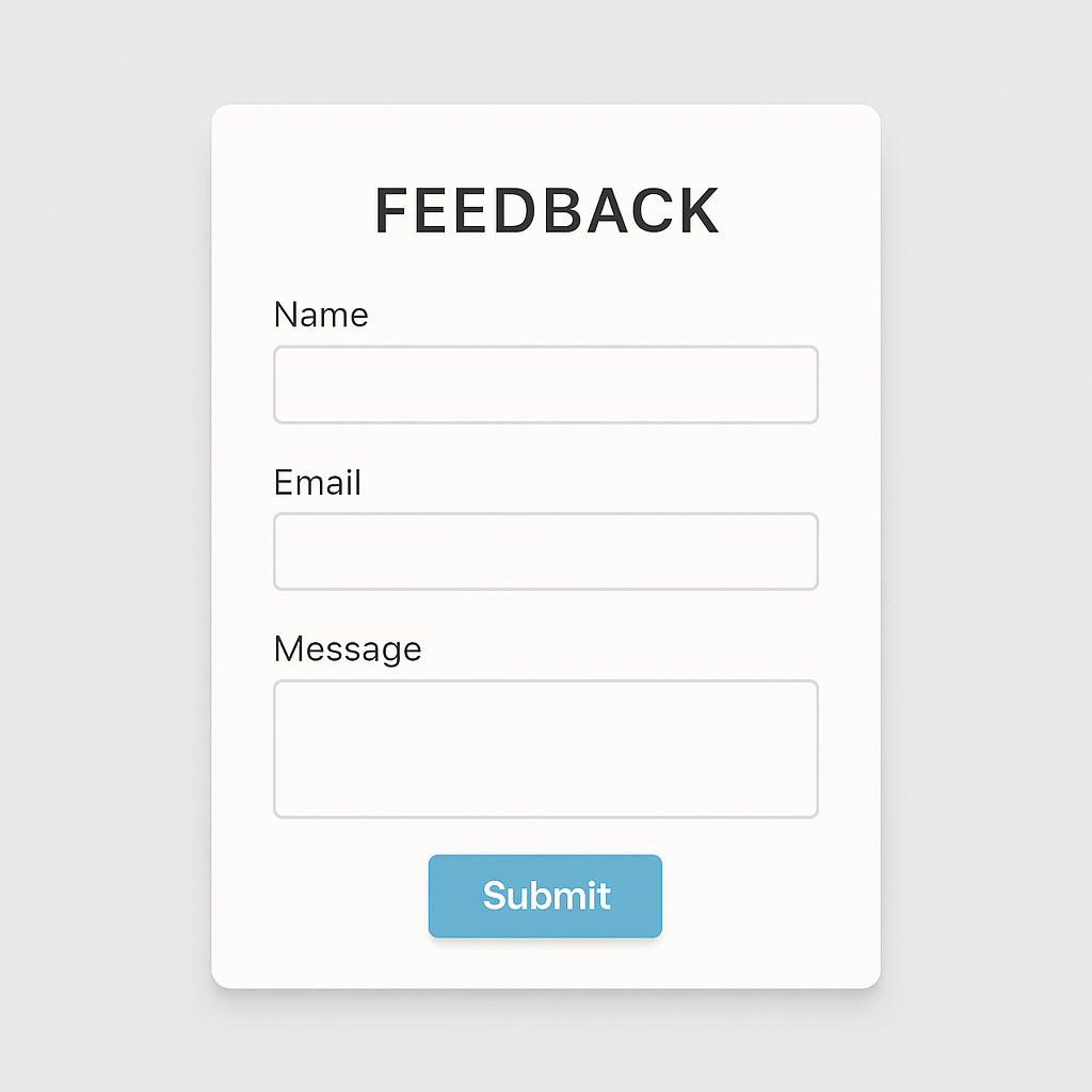 Feedback Form
